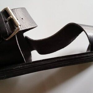 Mossimo Black Ankle Strap Gladiator Style Sandal Size 8M